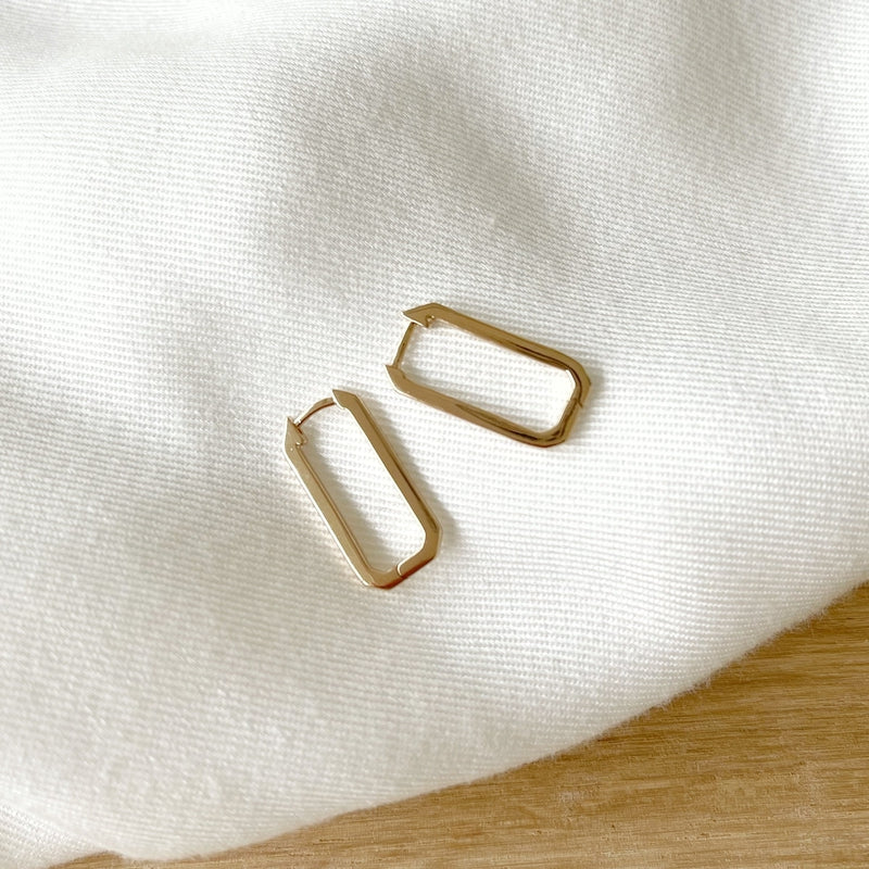 Gold-plated "Rebecca" hoop earrings-instants-pleasures-Instants Plaisirs - Jewelry