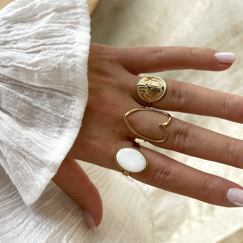 Ring "Pièce" steel-Rings-instants-pleasures-Instants Plaisirs | Jewelry