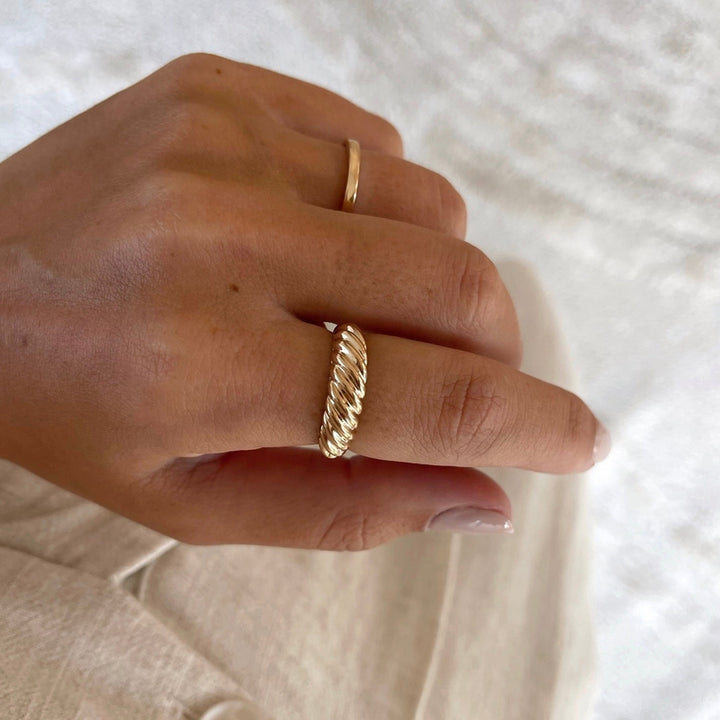 Gold-plated "Beatriz" ring-Rings-Instants Plaisirs - Jewelry-Instants Plaisirs | Jewelry