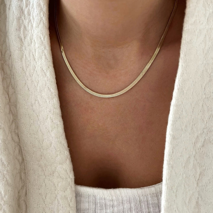 Serra" steel necklace-Colliers-Instants Plaisirs - Jewelry-Instants Plaisirs - Jewelry