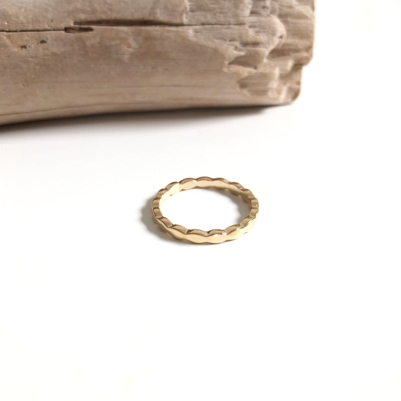 Aude" gold-plated ring instants-plaisirs 