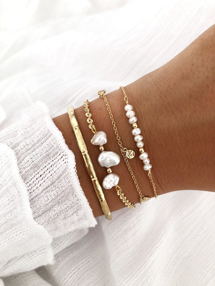 Costa" gold-plated bracelet-instants-pleasures-Instants Plaisirs - Jewelry