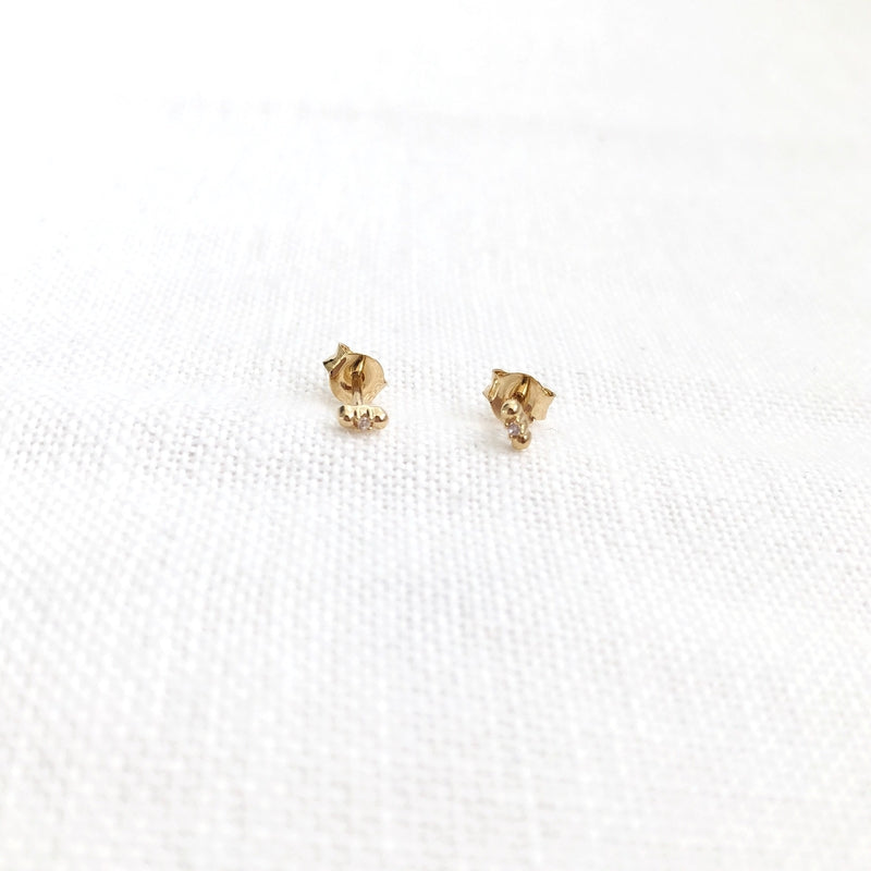 Gold-plated "Tils" earrings-instants-pleasures-Instants Plaisirs - Jewelry