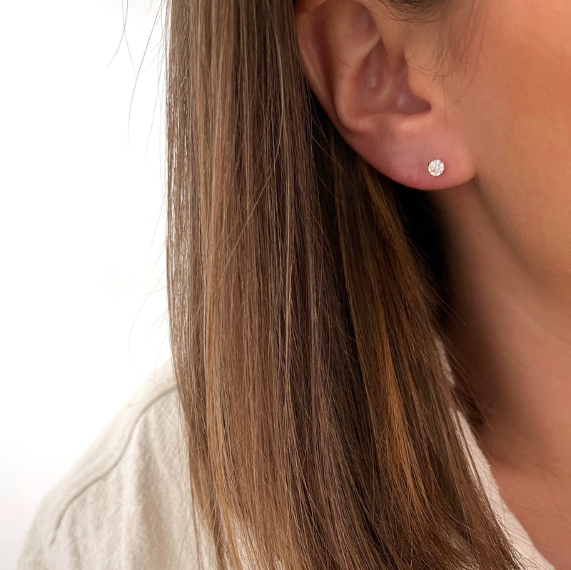 Dani" gold-plated earrings