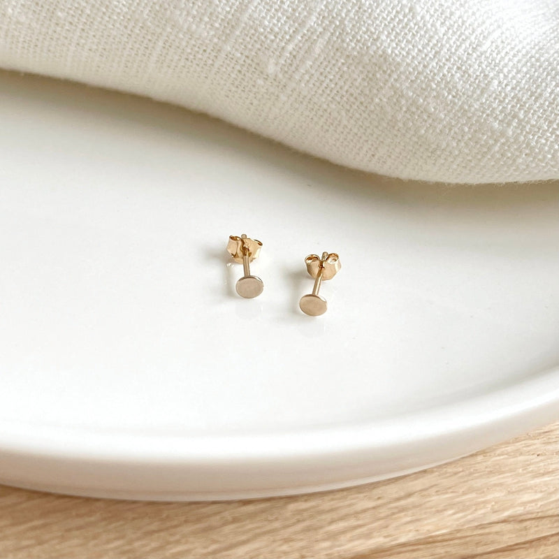 Dan" gold-plated earrings-Earrings-instants-pleasures-Instants Plaisirs - Jewelry
