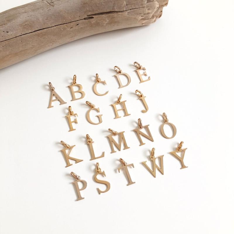 Gold-plated letter "Alpha" Instants Plaisirs - Jewelry 