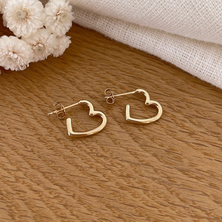 Pendientes «Mini Bloom» chapados en oro-PendientesInstants Plaisirs  Joyería
