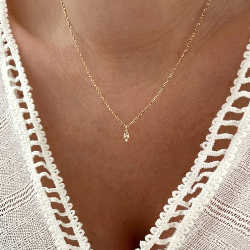 Collar «Lilo» chapado enInstants Plaisirs  Joyas