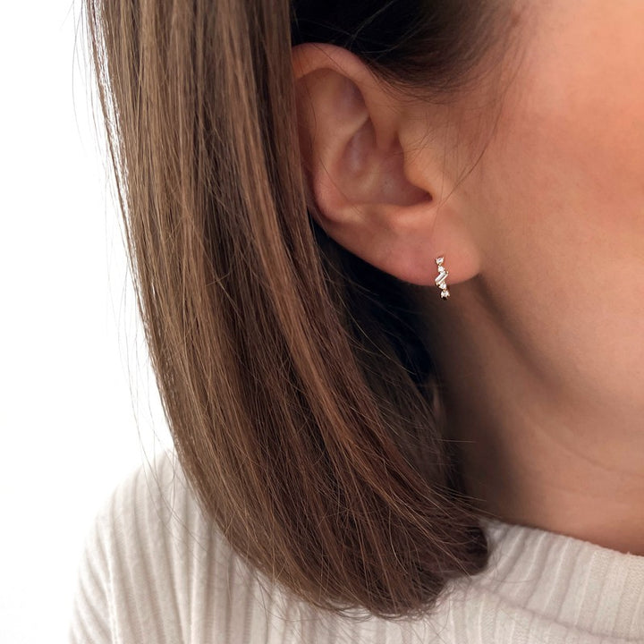 Aros «Albi» chapados en oro - Pendientes - Instants Plaisirs -Instants Plaisirs  Joyería