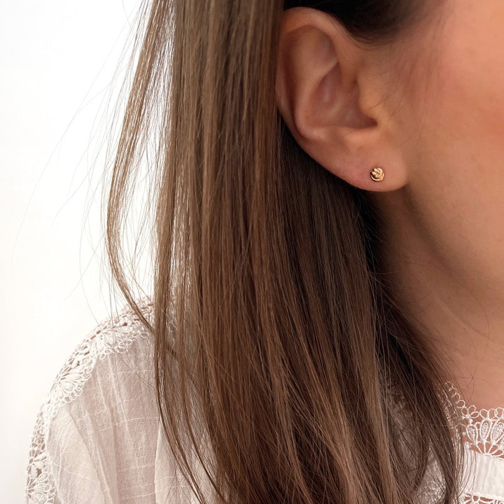 Pendientes «Noda» chapados en oro-PendientesInstants Plaisirs  Joyas