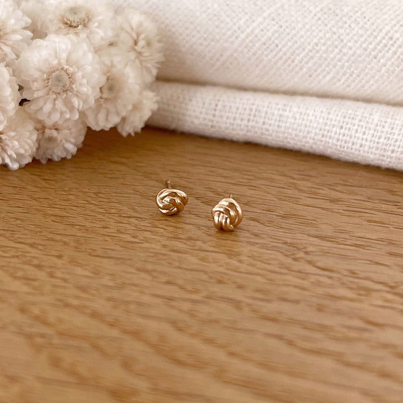 Pendientes «Noda» chapados en oro-PendientesInstants Plaisirs  Joyas