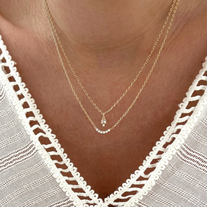 Collar «Saja» chapado enInstants Plaisirs  Joyas