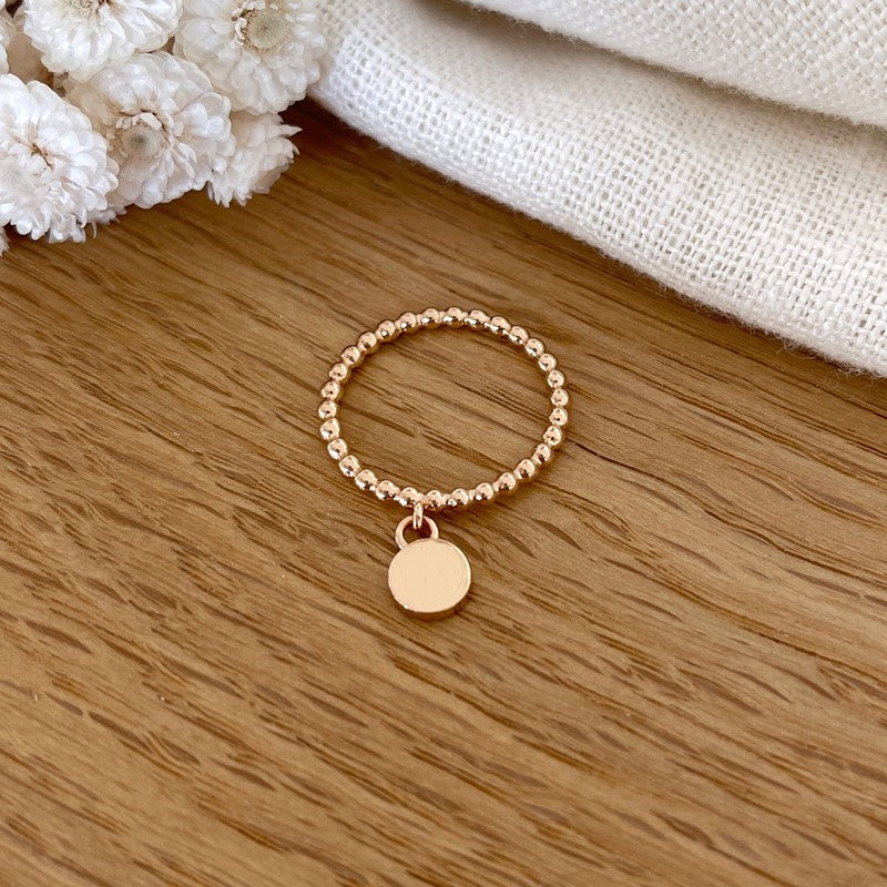 Anillo «Gloria» medallón chapado en oro-Anillos-instants-plaisirs-50-SinInstants Plaisirs  Joyas