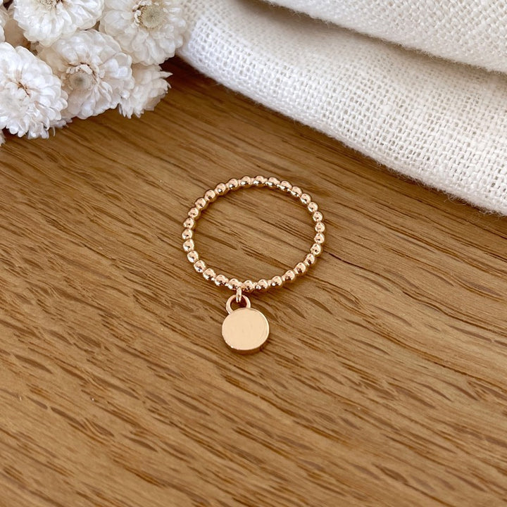 Anillo «Gloria» medallón chapado en oro-Anillos-instants-plaisirs-50-SinInstants Plaisirs  Joyas