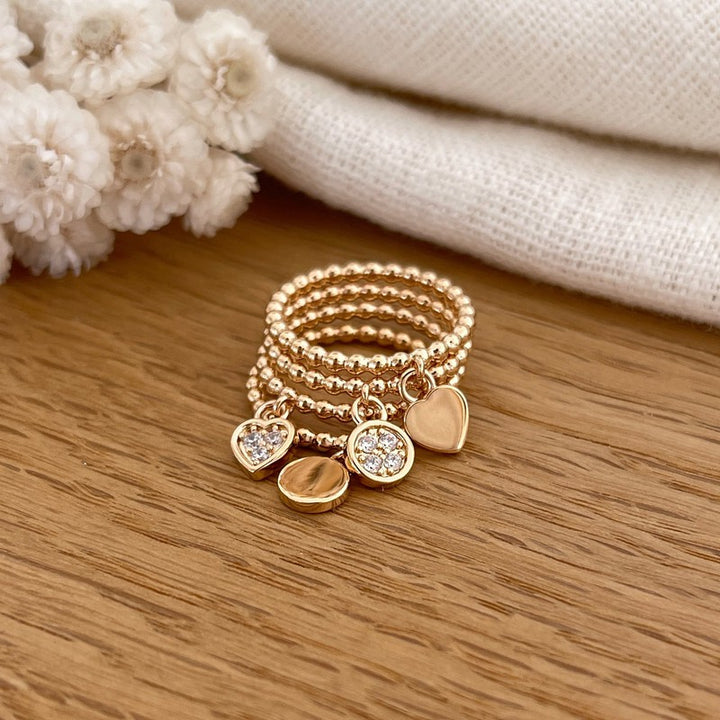 Anillo «Gloria» medallón chapado en oro-Anillos-instants-plaisirs-50-SinInstants Plaisirs  Joyas