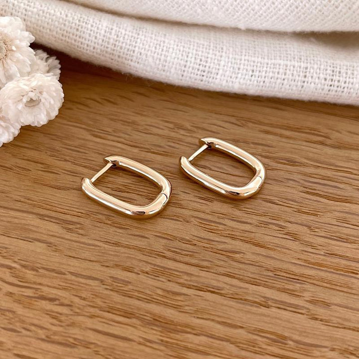 Aros «Rina» chapados en oro - Pendientes - Instants Plaisirs -Instants Plaisirs  Joyas