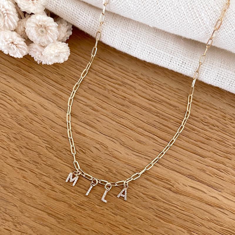 Collar «Eliott» chapado en oro-Collares-instants-plaisirs-1Instants Plaisirs  Joyas