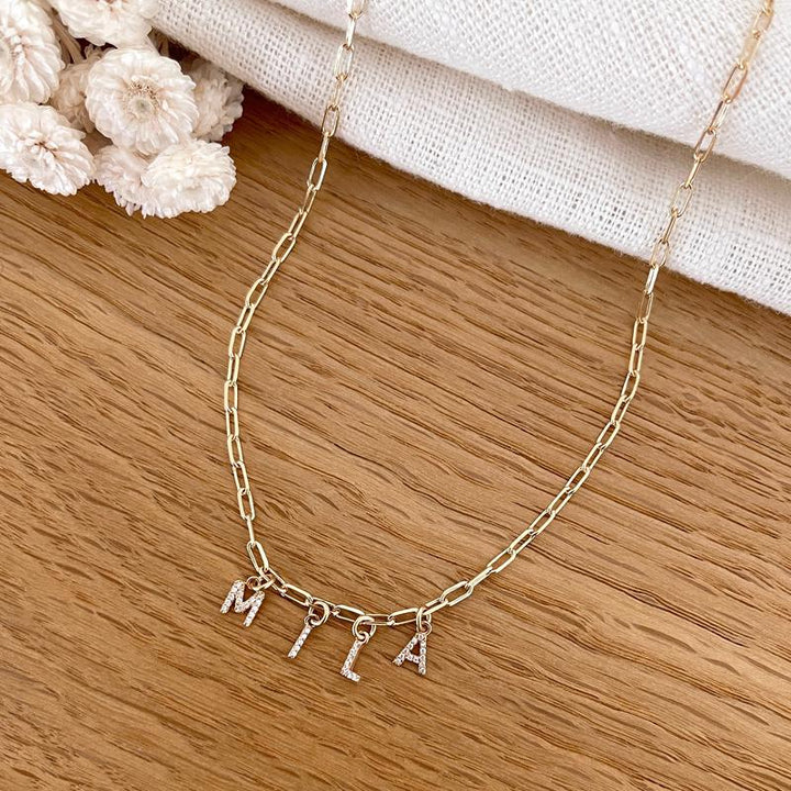 Collar «Eliott» chapado en oro-Collares-instants-plaisirs-1Instants Plaisirs  Joyas