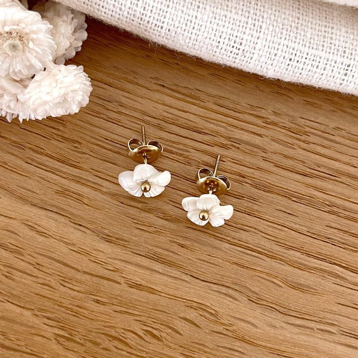 Boucles d'oreilles "Katell" acier-Boucles d'oreilles-Instants Plaisirs • Bijoux-Instants Plaisirs | Bijoux