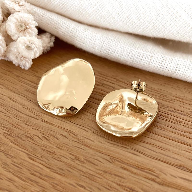 Pendientes «Monica» acero-PendientesInstants Plaisirs  Joyas