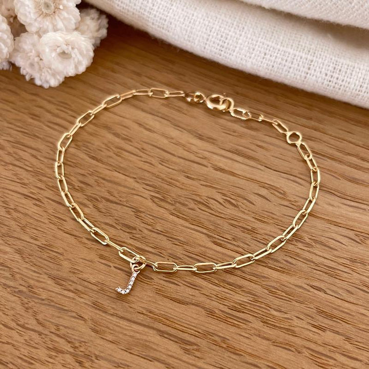Pulsera «Eliott» chapada en oro-Pulseras-instants-plaisirs-1Instants Plaisirs  Joyas