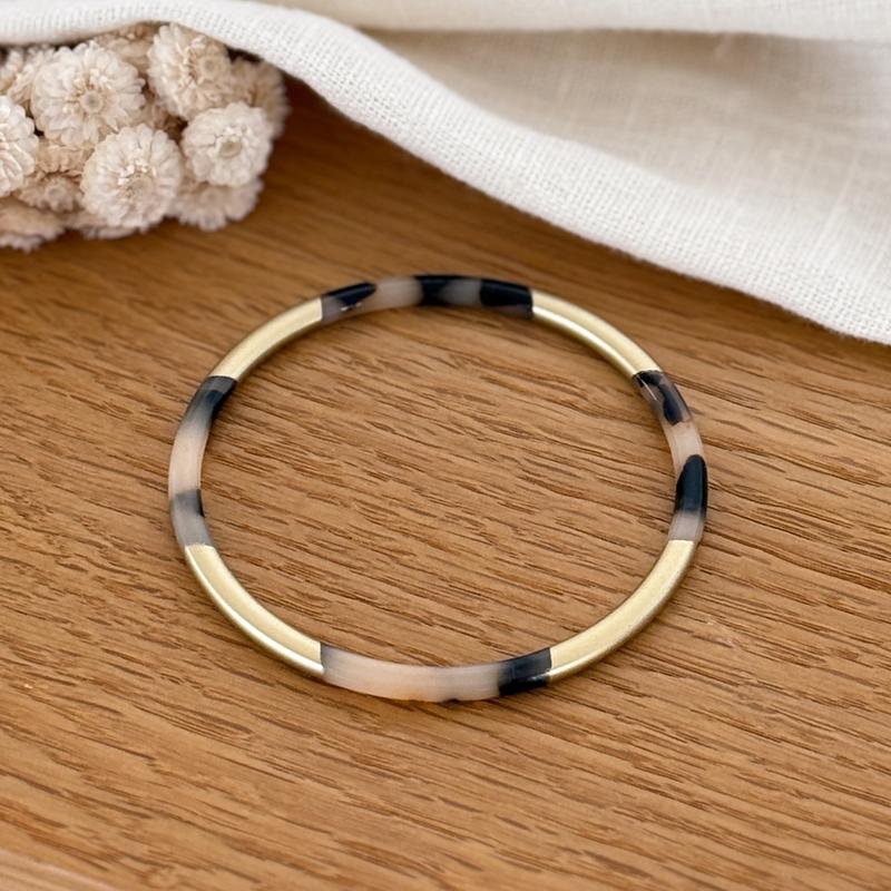 Brazalete «Berny» de resina - Pulseras - Instants Plaisirs -Instants Plaisirs  Joyería