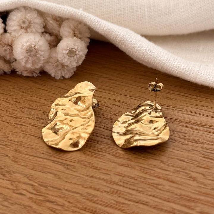 Pendientes «Brume» acero-PendientesInstants Plaisirs  Joyas