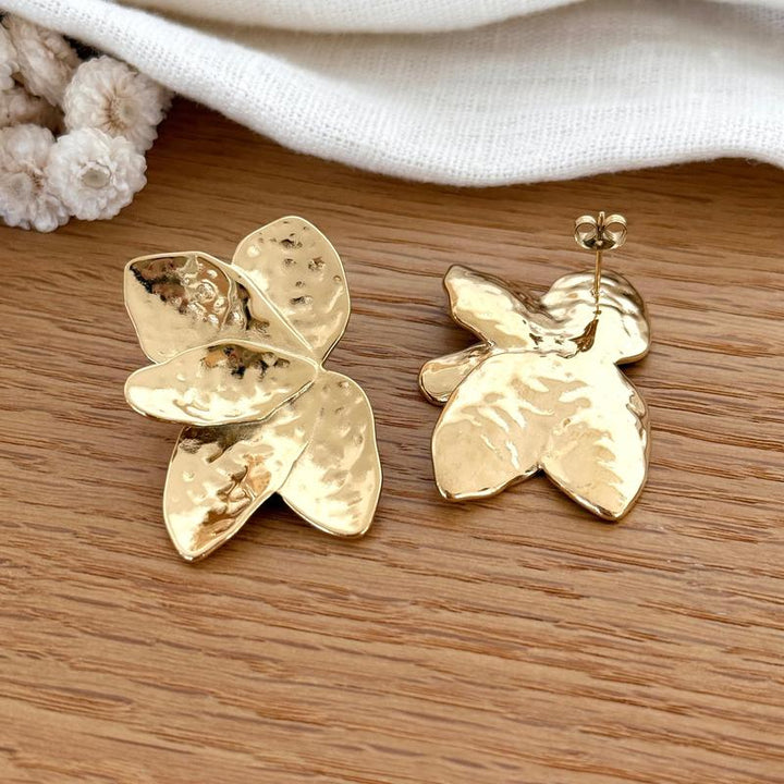 Boucles d'oreilles "Maé" acier-Boucles d'oreilles-instants-plaisirs-Instants Plaisirs | Bijoux