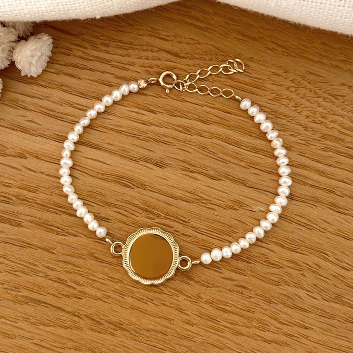 Pulsera «Anna» chapada en oro