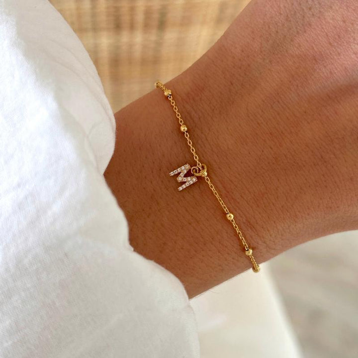 Pulsera «Luce» chapada en oro