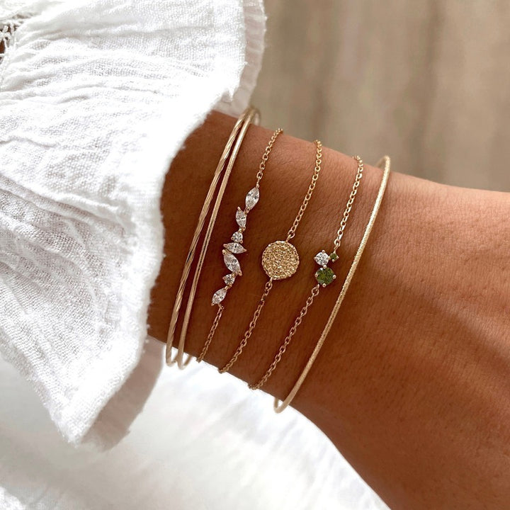 Bracelet "Marisa" plaqué or-Bracelets-instants-plaisirs-Instants Plaisirs | Bijoux