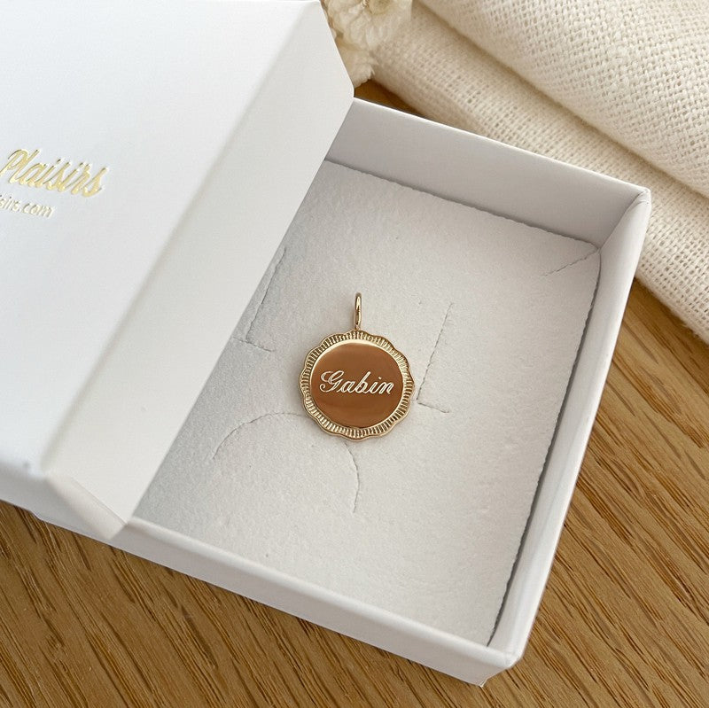 Colgante «Anna» chapado en oro - Colgantes y dijes - Instants Plaisirs - Sin grabado -Instants Plaisirs  Joyería