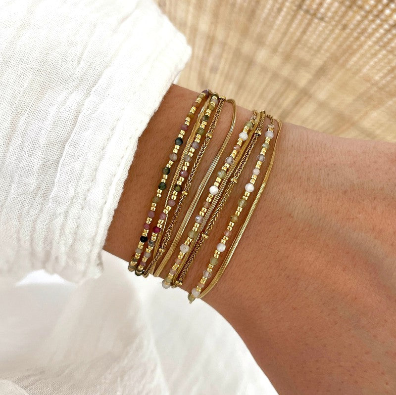 Pulsera «Milo» turmalinaInstants Plaisirs Instants Plaisirs  Joyas