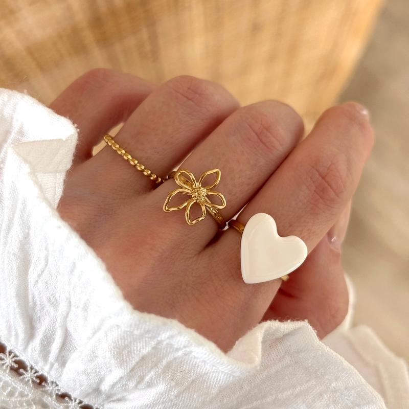 Anillo «Flirt» blancoInstants Plaisirs Instants Plaisirs  Joyas
