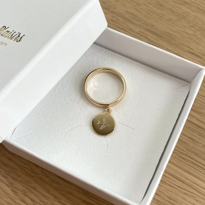 Anillo «Esna» chapado en oro-Anillos-instants-plaisirs-48-SinInstants Plaisirs  Joyas