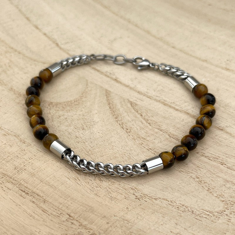 Pulsera «Jules» ojo de tigreInstants Plaisirs  Joyas