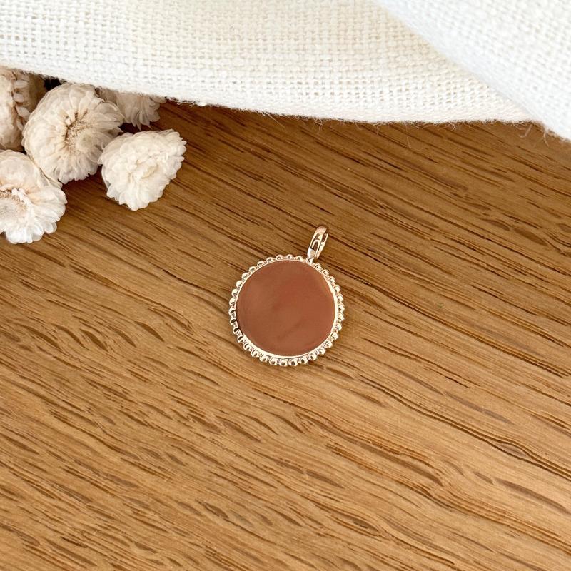 Colgante «Poeme» chapado en oro