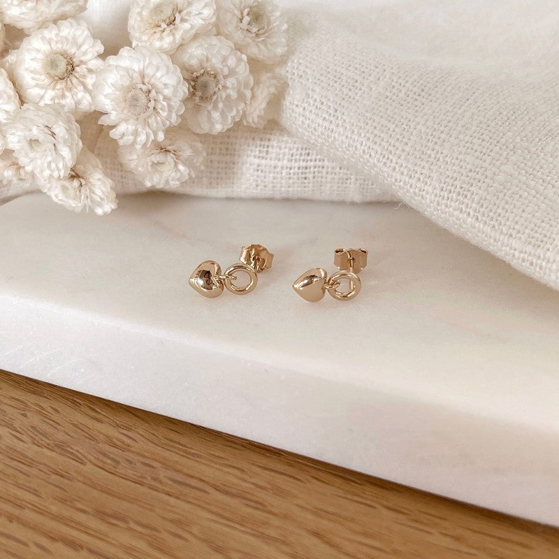 Pendientes «Louve» chapados en oro-PendientesInstants Plaisirs  Joyas