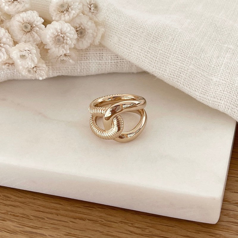 Bague "Baguera" plaqué or-Bagues-instants-plaisirs-50-Instants Plaisirs | Bijoux