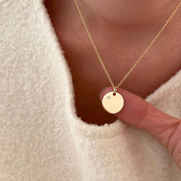 Colgante «Star» chapado en oro