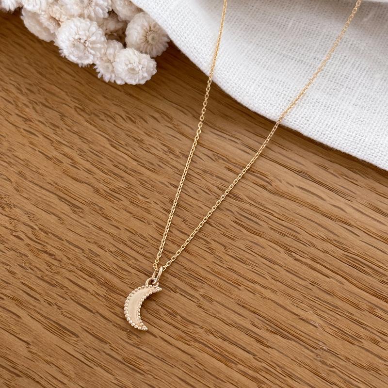 Collar «Lunis» chapado en oro - Collares - Instants Plaisirs - Cadena clásica de 38 cm -Instants Plaisirs  Joyería