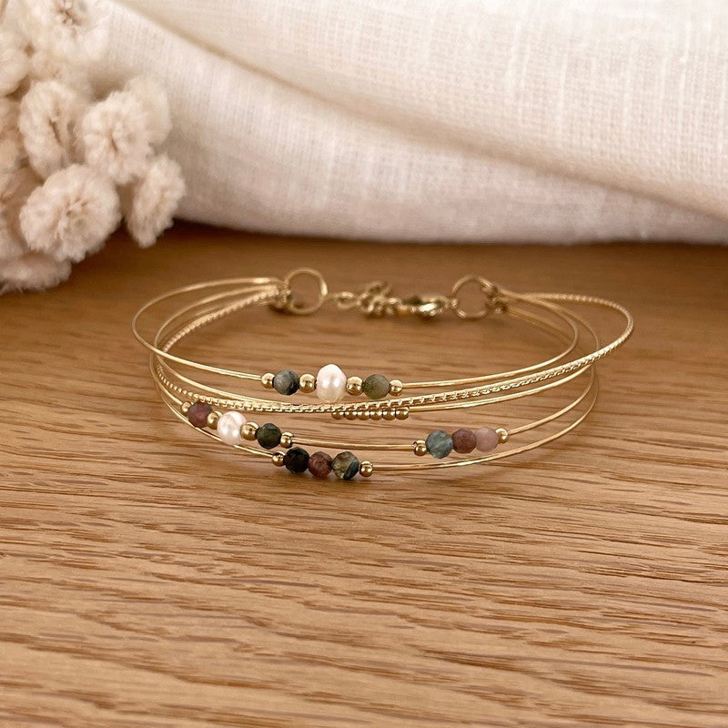 Brazalete «Charlie» aceroInstants Plaisirs  Joyas