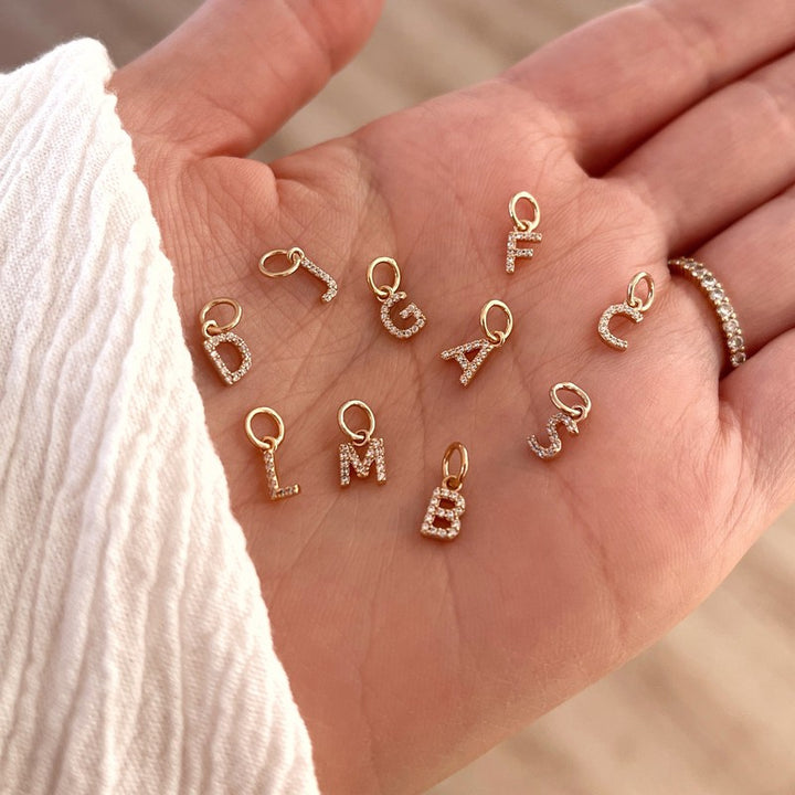 Mini colgante «Muse» chapado en oro - Colgantes y dijes -Instants Plaisirs Joyería -Instants Plaisirs  Joyería