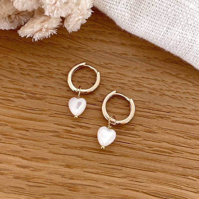 Aros «Tiamo» chapados en oro - Pendientes -Instants Plaisirs -Instants Plaisirs  Joyas