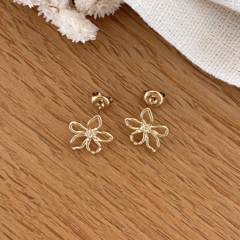 Pendientes «Eline» acero-PendientesInstants Plaisirs  Joyería