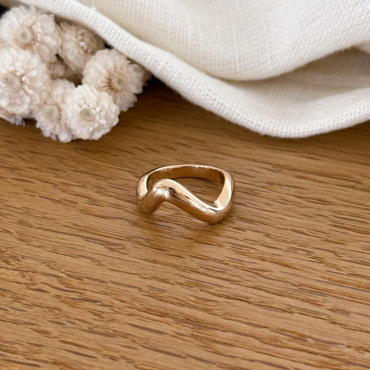 Anillo «Molly» chapado enInstants Plaisirs Instants Plaisirs  Joyas