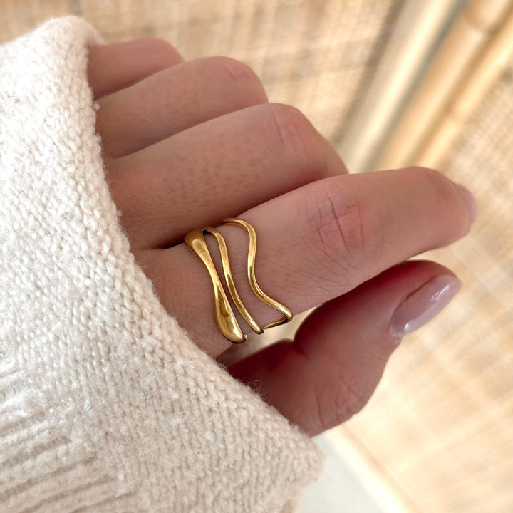 Anillo «Mila» acero