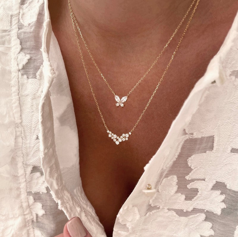 Collar «Garance» chapado enInstants Plaisirs  Joyas