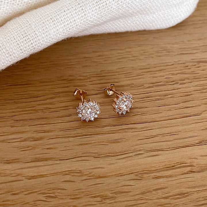 Pendientes «Sixtine» chapados en oro-PendientesInstants Plaisirs  Joyas