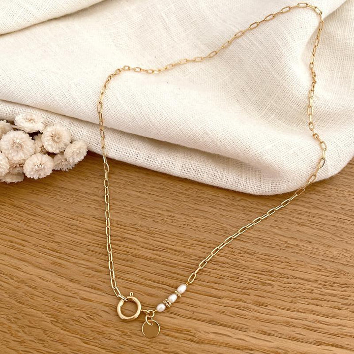 Collar «Jeanne» chapado en oro-Collares-instants-plaisirs-40Instants Plaisirs  Joyas